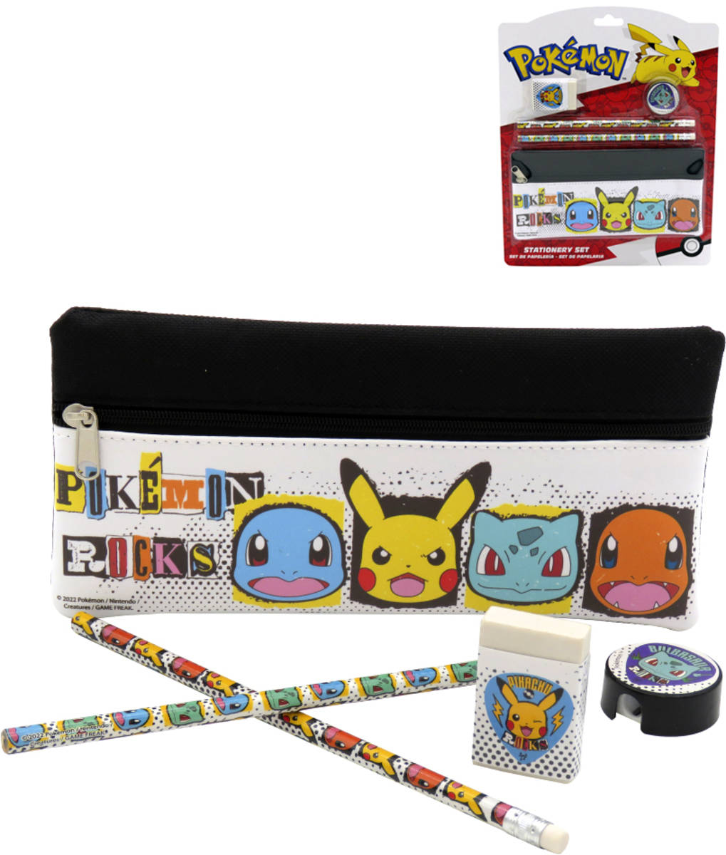 Školní dětské potřeby Pokémon malý set 4ks v pouzdře