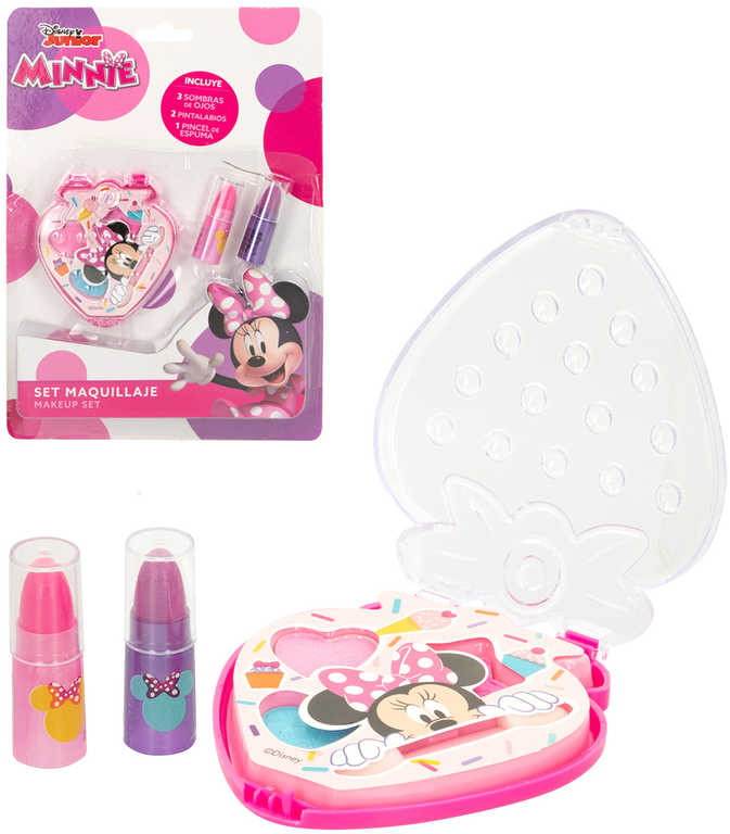 Sada krásy Disney Minnie Mouse dětský make-up šminky 6ks v krabičce