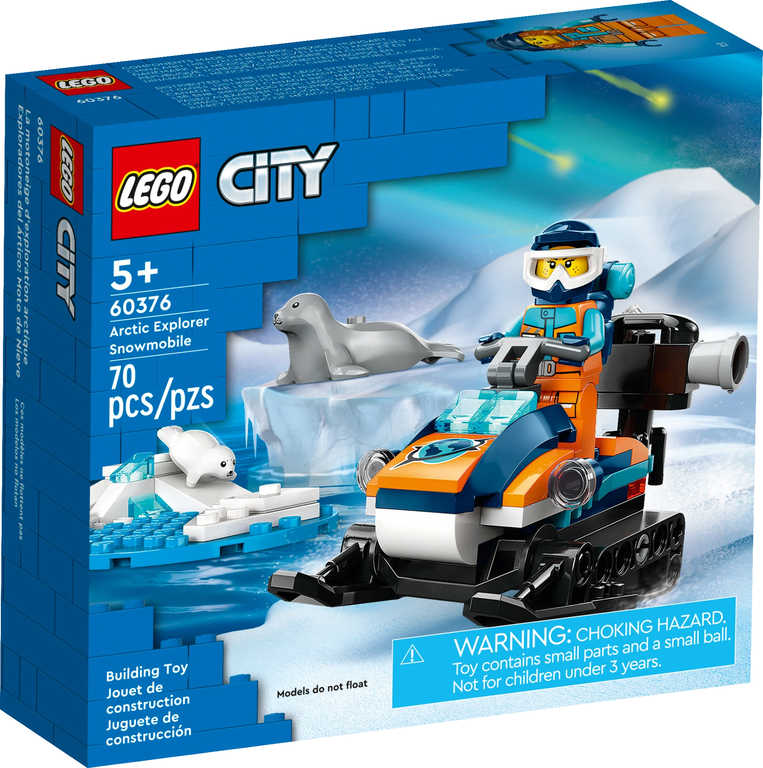 LEGO CITY Arktický sněžný skútr 60376 STAVEBNICE