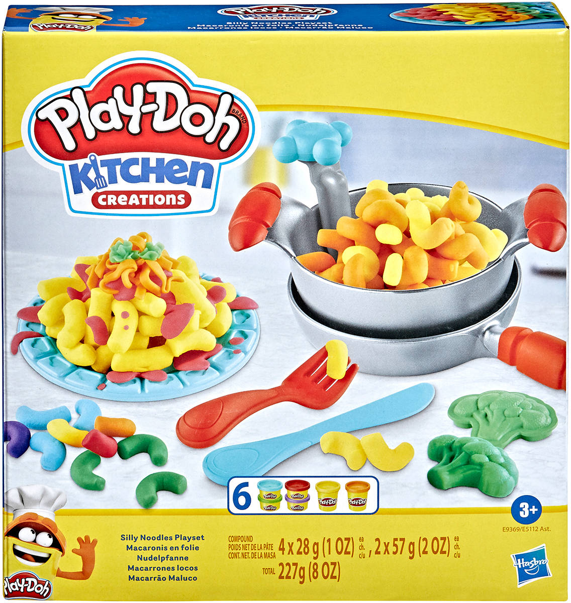 HASBRO PLAY-DOH Těstoviny kreativní set modelína s nástroji