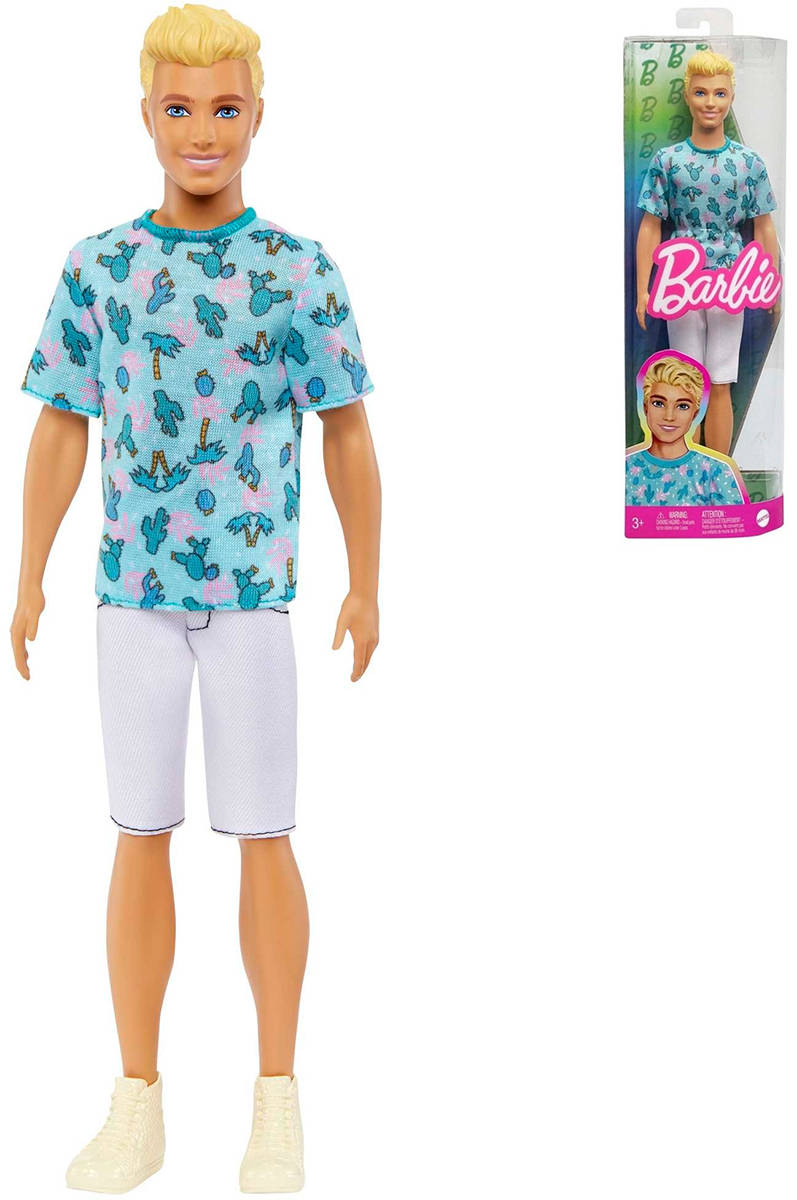 MATTEL BRB Barbie panák Ken model modré tričko letní obleček