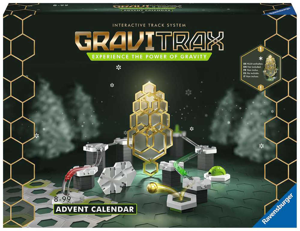 RAVENSBURGER GraviTrax Adventní kalendář s doplňky ke koulodráze