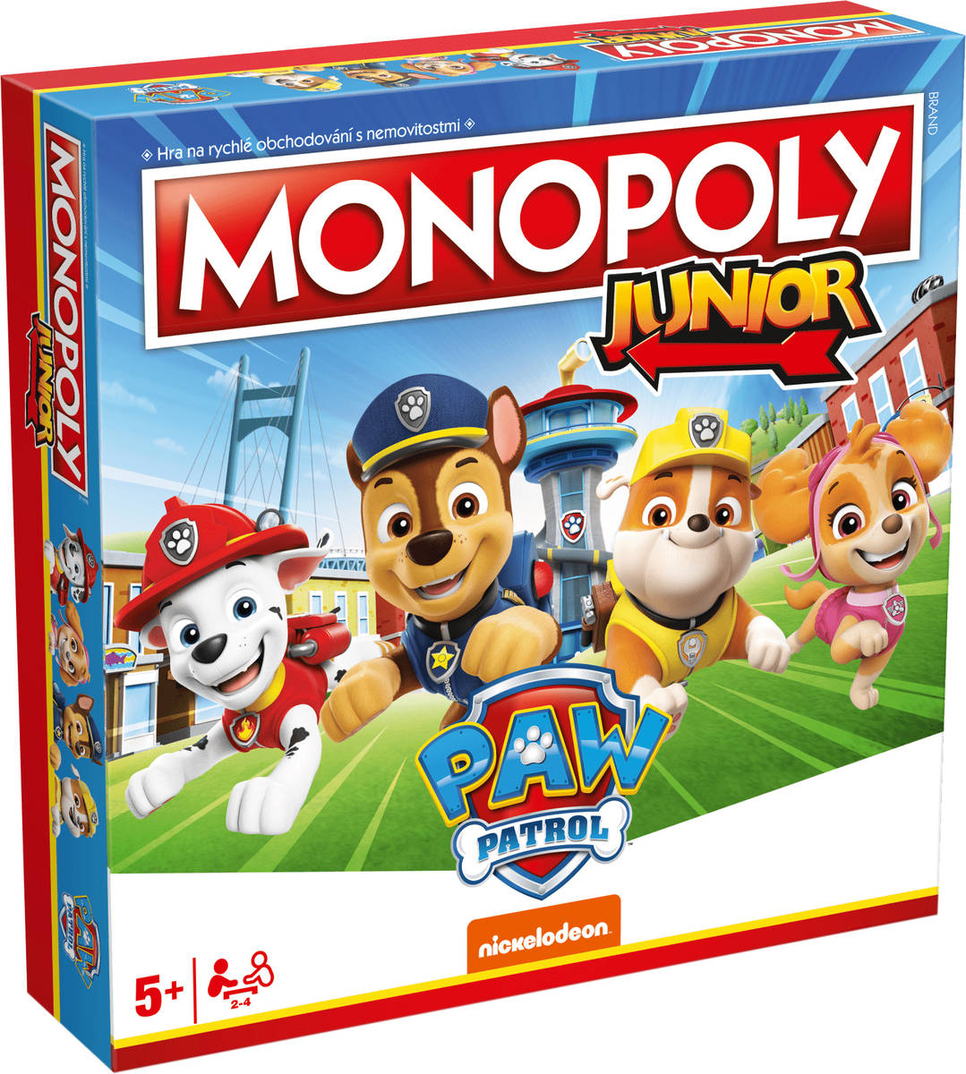 HASBRO Hra MONOPOLY Junior Tlapková Patrola *SPOLEČENSKÉ HRY*