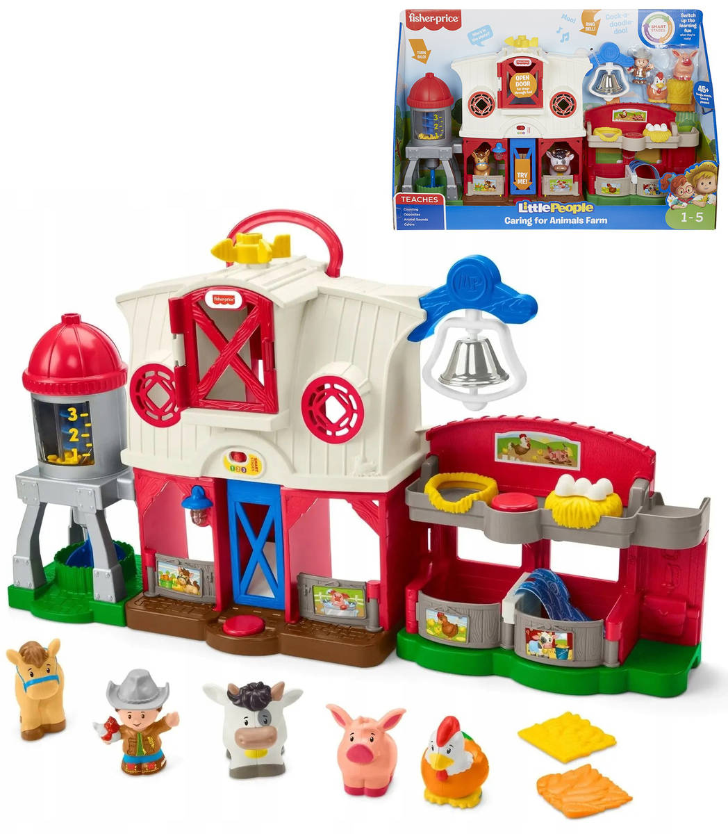 FISHER PRICE Little People farma se zvířátky herní baby set na baterie Zvuk