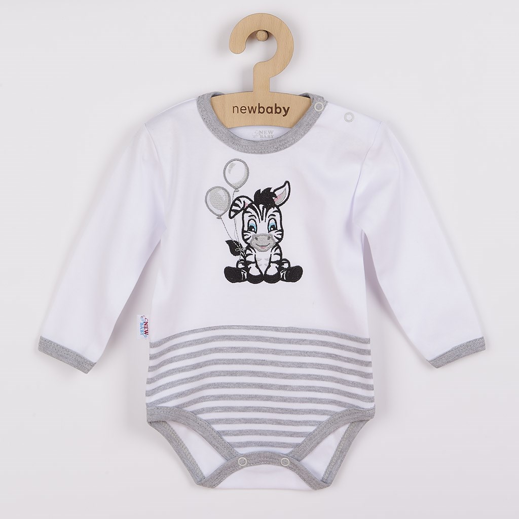 Kojenecké bavlněné body New Baby Zebra exclusive