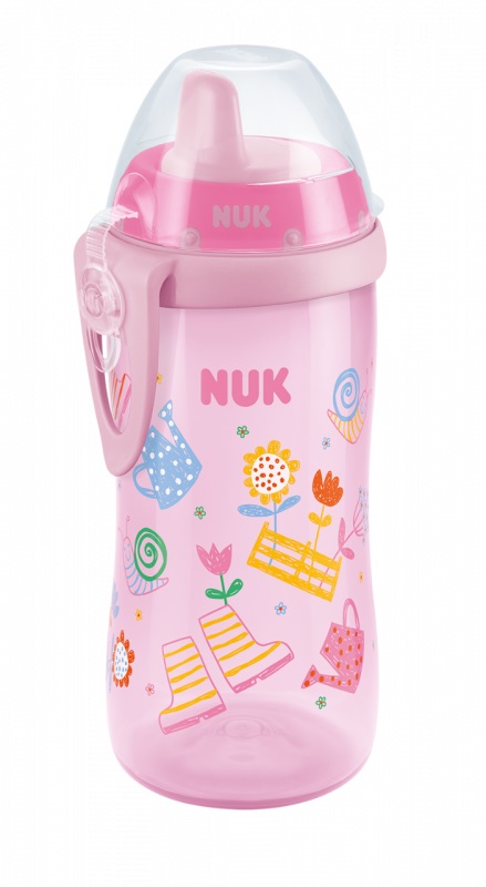 NUK FC láhev Kiddy Cup 300ml 1ks pro holky