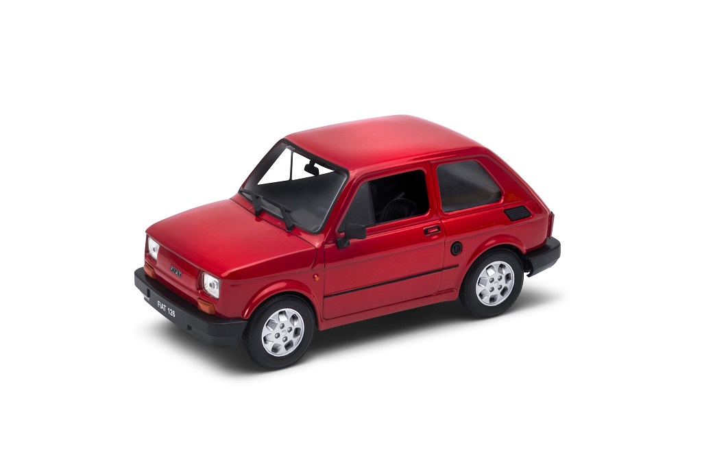 Welly Fiat 126p „Maluch“ 1:21 červená