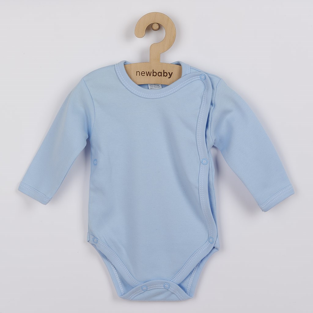 Kojenecké body celorozepínací New Baby Classic modré