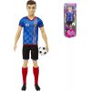 MATTEL BRB Barbie panák Ken fotbalista modrý dres