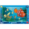 DINO Puzzle deskové 15 dílků Hledá se Nemo a želva skládačka 25x15cm