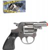 Revolver policejní kovový na kapsle 8 ran dětská zbraň kapslovka