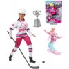 MATTEL BRB Panenka Barbie zimní sporty 4 druhy