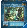 RAVENSBURGER Kids Hra puzzle únikové Kouzelný les 368 dílků 70x50cm skládačka 2v1