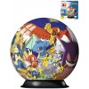 RAVENSBURGER Puzzleball 3D Pokeball skládačka 72 dílků Pokémon