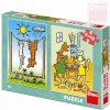 DINO Puzzle 2x48 dílků Pejsek a kočička 18x26,5cm skládačka 2v1