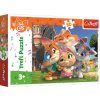 TREFL PUZZLE 44 Koček Přátelství v zemi koček 27x20cm skládačka 30 dílků