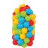 Baby lehké míčky barevné plastové 6cm set 100ks do hracího koutku do bazénku