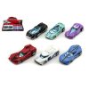 Auto kov/plast 8cm na volný chod mix barev 12ks v boxu