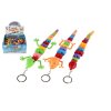 Přívěsek ještěrka/had/chameleon plast 28cm na baterie se světlem mix barev 48ks v boxu
