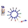 Temperové barvy 12 ks 12ml v krabičce 10x25x2cm