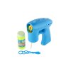 Bublifuk pistole modrá plast 13cm + náplň na baterie na kartě