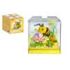 Stavebnice mini KOCO Včelka plast 668ks v krabičce 11x12x11cm