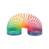 Spirála/pružina duhová plast průměr 8,5cm 6ks v boxu