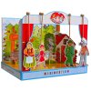 Loutkové divadlo Červená Karkulka a Perníková chaloupka v krabici 48x42x6cm