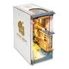 RoboTime 3D skládačka Zarážka na knihy Miniatura domečku Sakurová ulička