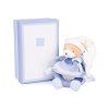 Doudou Dárková sada - Plyšové chrastítko medvídek 19 cm