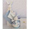 Doudou Dárková sada - králíček námořník s muchláčkem 10 cm