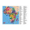 Mudpuppy Zeměpisné puzzle Mapa Afriky 70 dílků