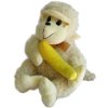 PLYŠ Opička s banánem 27cm na baterie Zvuk 2 barvy *PLYŠOVÉ HRAČKY*