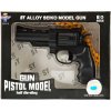 Pistole dětská 11cm na měkké kuličky set se soft náboji v krabici 4 druhy