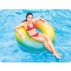 INTEX Kruh plavací duhový s úchyty 122cm nafukovací dětské kolo do vody 58202