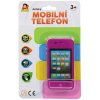 Telefon dětský 11cm chytrý mobil smartphone na baterie 4 barvy AJ Zvuk