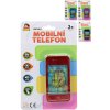 Telefon dětský 11cm chytrý mobil smartphone na baterie 4 barvy AJ Zvuk