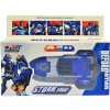 Transformer auto robot 2v1 s přeměnou policie 5 druhů plast