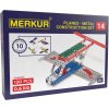 MERKUR M 014 Letadlo 130 dílků *KOVOVÁ STAVEBNICE*