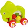 SMĚR Slon baby jezdící s míčky tahací 2 barvy PLAST