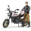 BRUDER 63051 Set motocykl Ducati Desert Racer s figurkou řidiče plast