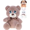 PLYŠ Zvířátko baby 15cm sedící s mašlí 3 druhy *PLYŠOVÉ HRAČKY*