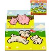 DŘEVO Puzzle 18 ks ZVÍŘÁTKA *DŘEVĚNÉ HRAČKY*