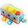 Garáž Little Hero plastová barevná set se 3 autíčky s očima a doplňky přenosná