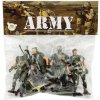 Vojáci army herní set 4 figurky vojenské se zbraněmi a doplňky CZ design plast