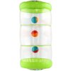Válec baby nafukovací transparentní 43x20cm edukační set se 3 míčky pro miminko