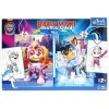 TREFL PUZZLE MAXI Oboustranné Paw Patrol 30x40cm 2x10 dílků s omalovánkou 2v1