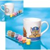 Malování hrnečku Tlapková Patrola kreativní set hrnek s barvičkami a štětcem