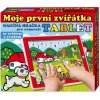 Tablet naučný interaktivní Moje první zvířátka 24x19cm na baterie Světlo Zvuk