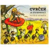 Knížka dětská Cvrček a mravenci leporelo veršované s básničkami